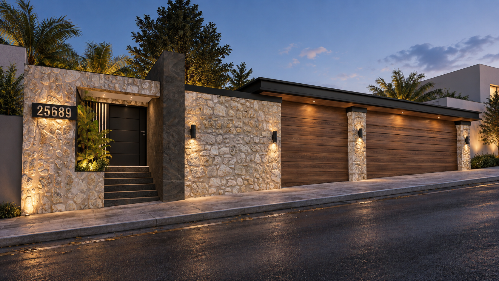 Casa Tecate: visualización de la propuesta de fachada